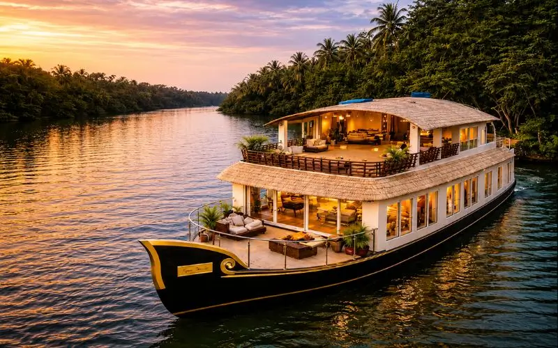 Kerala – Backwaters, Tea Hills and Luxury Resorts